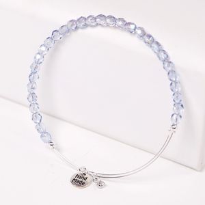 💜 2 FOR $25 | Silver Adjustable Bangle Swarovski®